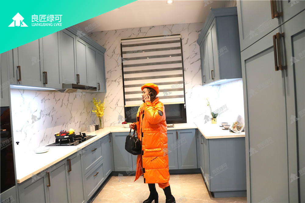 全铝订制橱柜-蓝 